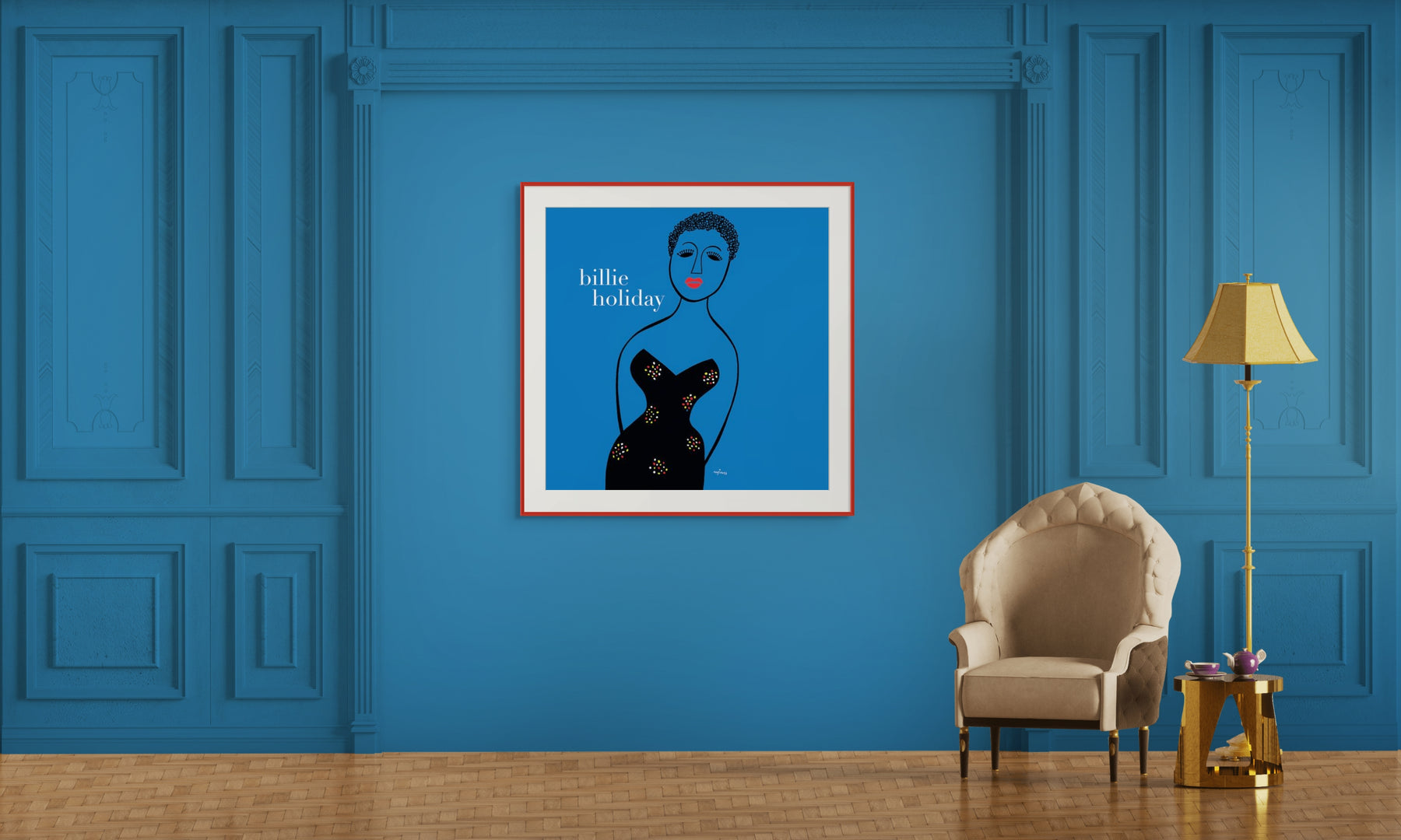 Billie Holiday Fine Art Print by Mike Jones (1952) – JazzFest Gallery